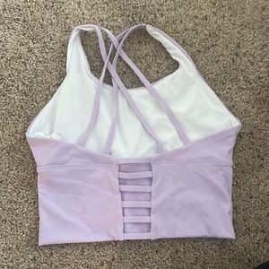 NVGTN Lilac matrix bra top size M